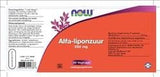 Alfa-liponzuur - NowVitamins - NOW Foods - 733739102386