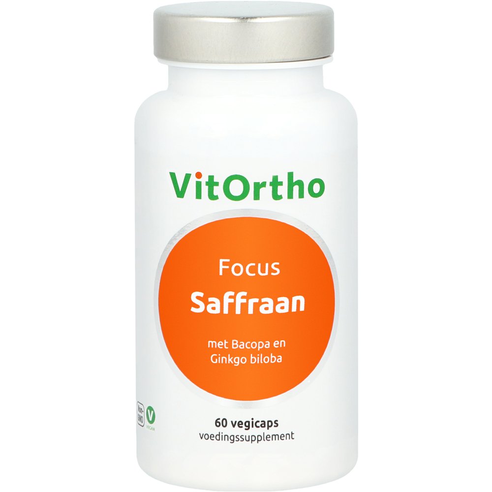 Saffraan focus - NowVitamins - Vitortho - 8717056141800