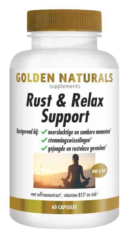 Golden Naturals Rust & relax support 60 capsules