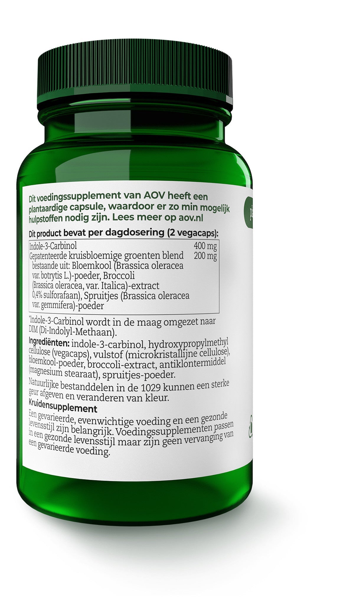 1029 Indole 3 carbinol 200mg - NowVitamins - AOV - 8715687710297
