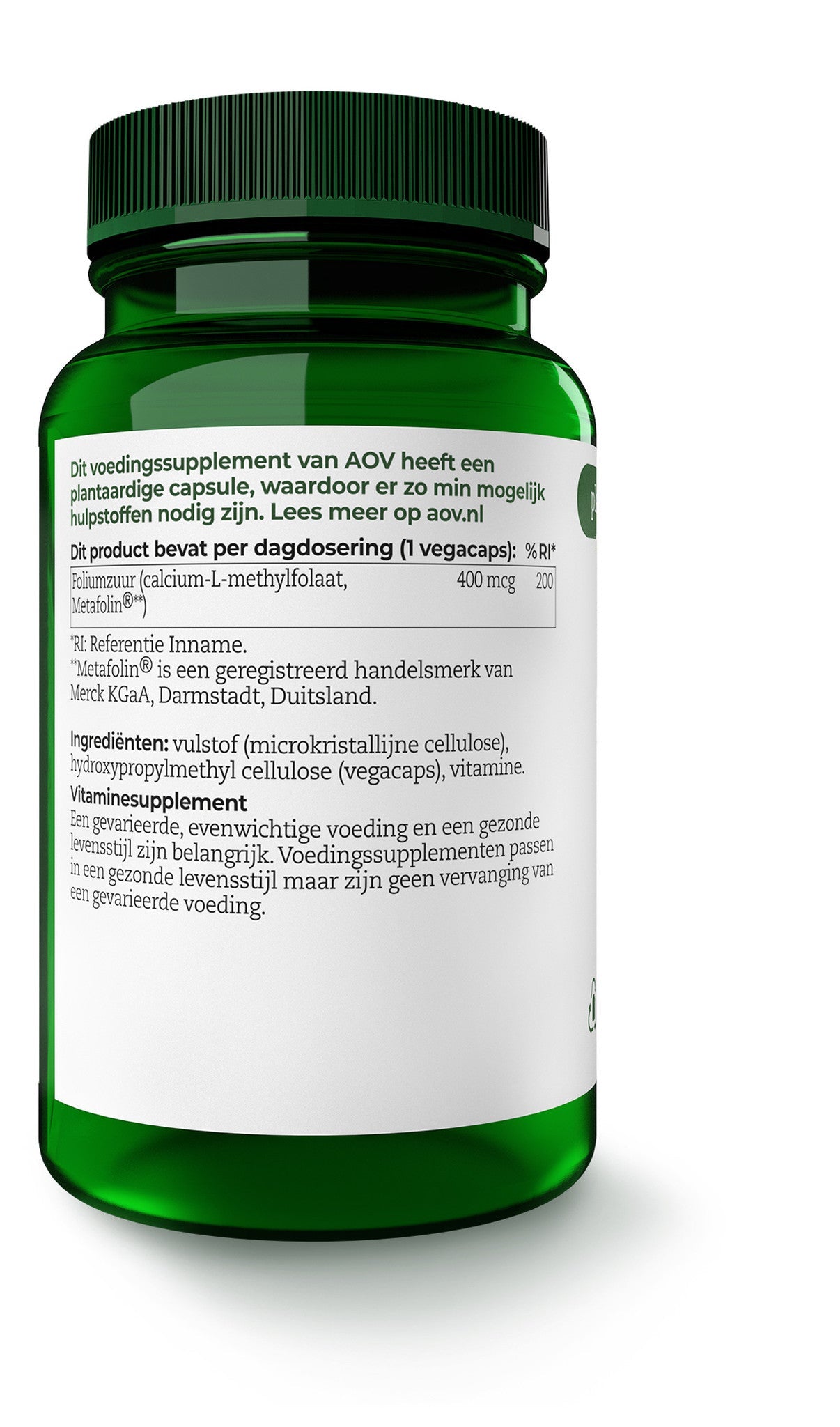 232 Foliumzuur 400 mcg - NowVitamins - AOV - 8715687702322