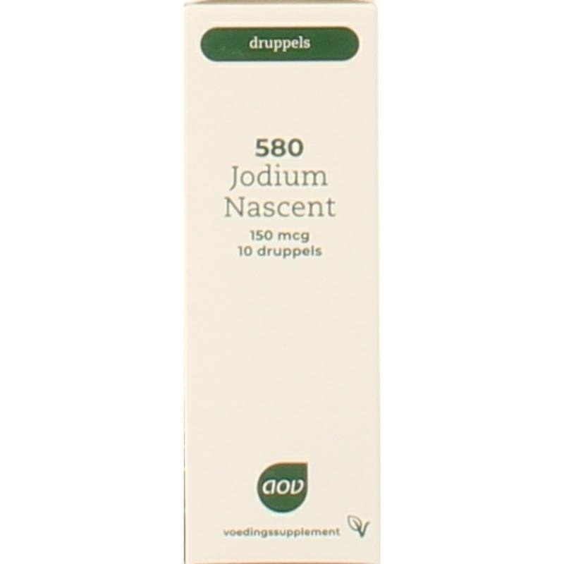 580 Jodium Vloeibaar nascent 150 mcg - NowVitamins - AOV - 8715687605807
