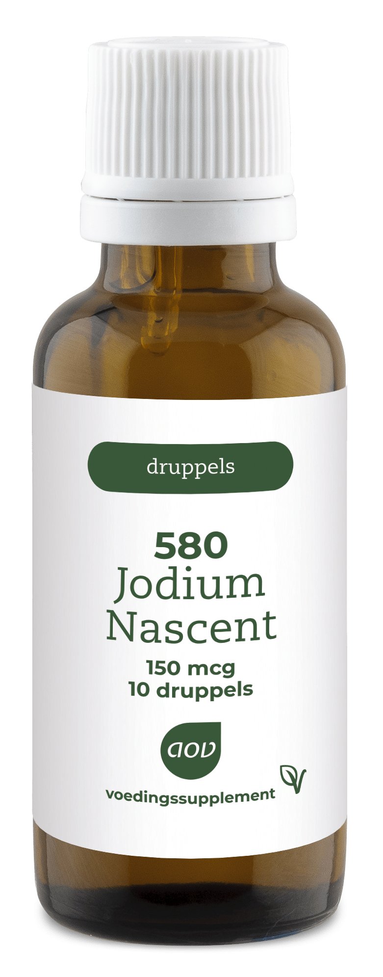 580 Jodium Vloeibaar nascent 150 mcg - NowVitamins - AOV - 8715687605807