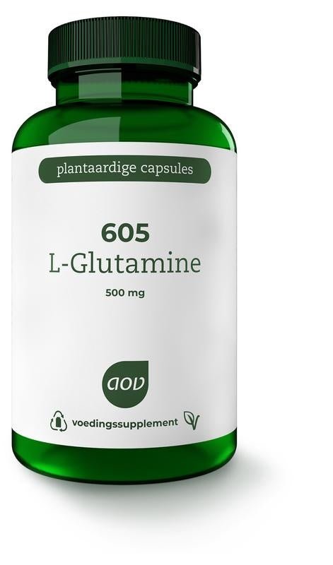 605 L-Glutamine 500 mg - NowVitamins - AOV - 8715687706054