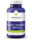 Acetyl-L-Carnitine 500mg - NowVitamins - Vitakruid - 8717438691565