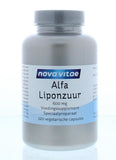 Alfa liponzuur 600 mg - NowVitamins - Nova Vitae - 8717473106710
