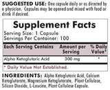 Alpha Ketoglutaric Acid - NowVitamins - Kirkman - 812325020744