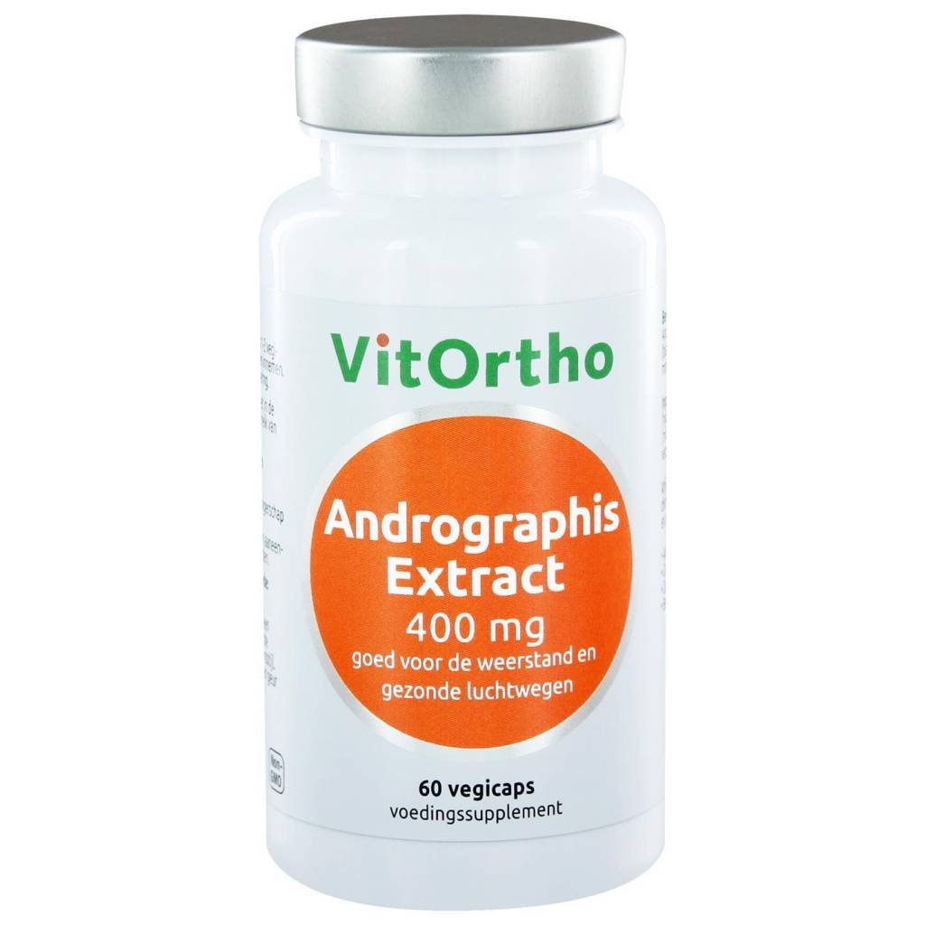 Andrographis Extract 400 mg - NowVitamins - VitOrtho - 8717056140988