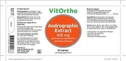 Andrographis Extract 400 mg - NowVitamins - VitOrtho - 8717056140988