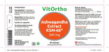 Ashwaganda extract 300 mg KSM-66 - NowVitamins - VitOrtho - 8717056141411