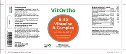 B-50 Vitamine B-Complex - NowVitamins - VitOrtho - 8717056140827