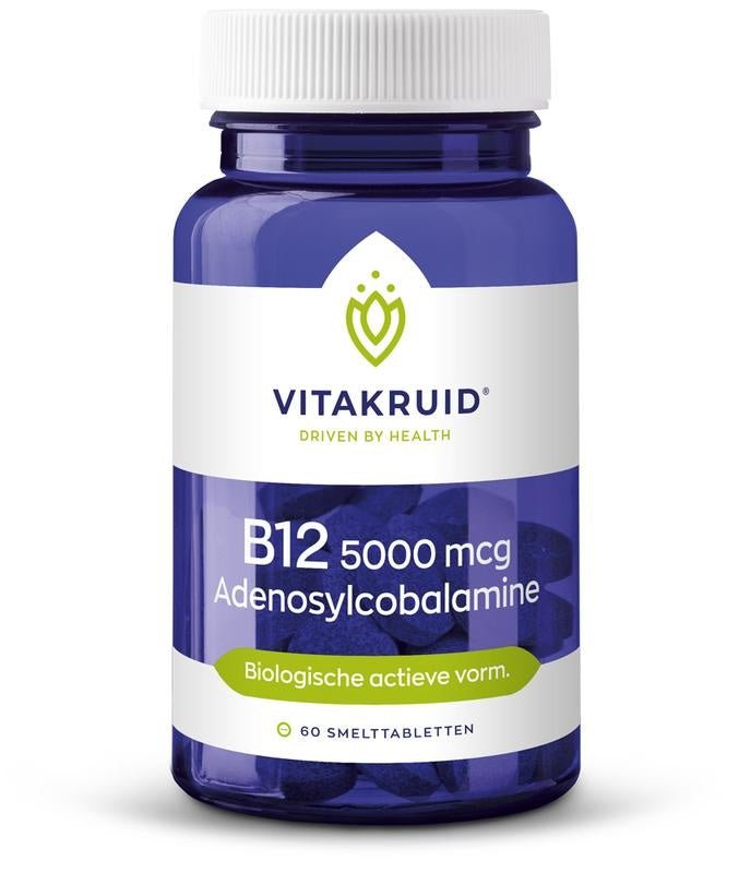 B12 Adenosylcobalamine 5000mcg - NowVitamins - Vitakruid - 8717438690971