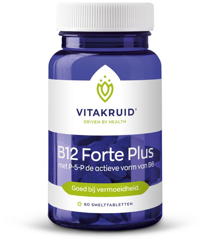 B12 forte plus 60 zuigtabletjes - NowVitamins - Vitakruid - 8717438691008
