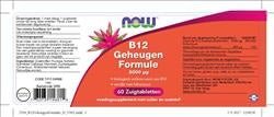 B12 Geheugen Formule 5000 - NowVitamins - NOW Foods - 733739146014