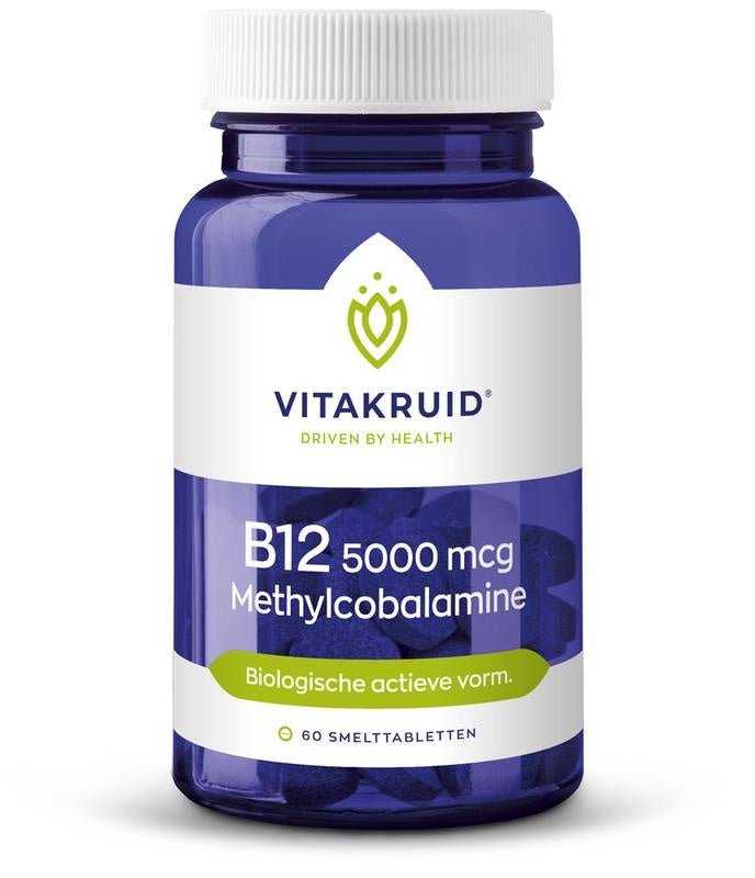 B12 Methlycobalamine 5000 mcg - NowVitamins - Vitakruid - 8717438690964