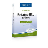 Betaine HCL 650 mg & pepsine 160 mg testkit - NowVitamins - Vitakruid - 8717438691183