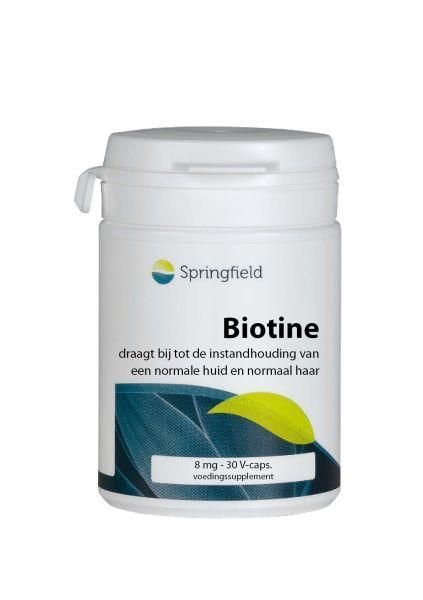 Biotine (vitamine B8) 8 mg - NowVitamins - Springfield - 8715216240073