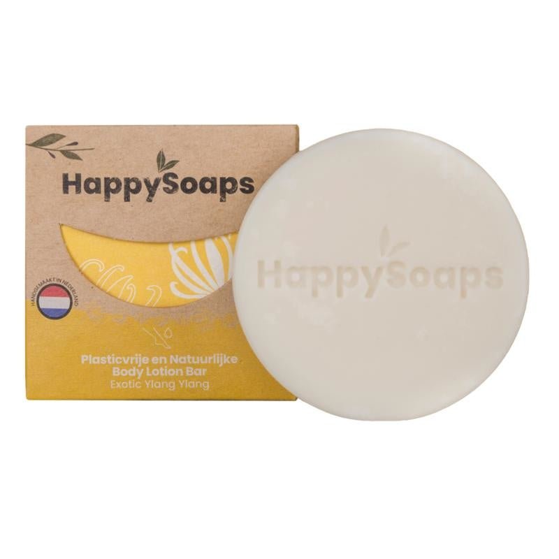 Body Lotion Bar – Exotic Ylang Ylang - NowVitamins - HappySoaps - 100% plasticvrije cosmetica - 8720256109891
