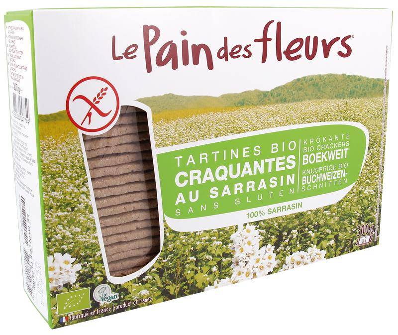 Boekweit crackers - NowVitamins - Pain Des Fleurs - 3380380047749