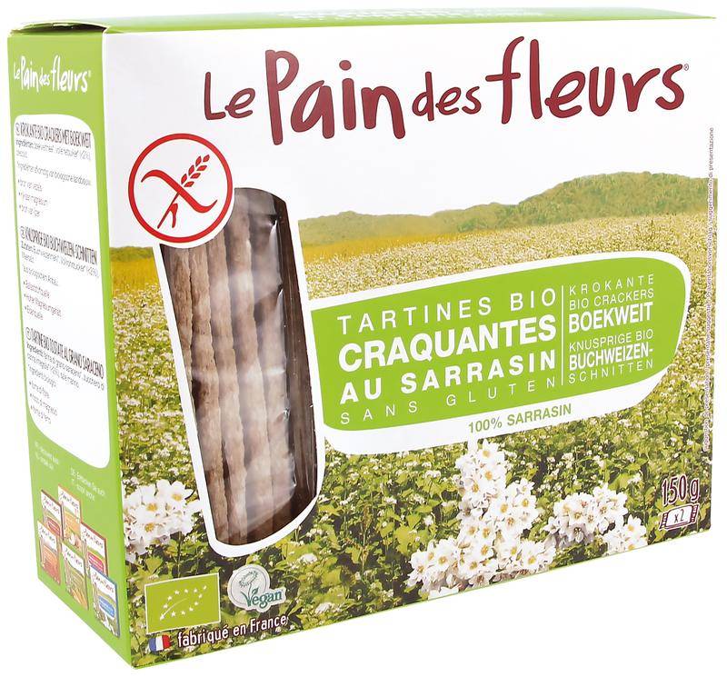 Boekweit crackers - NowVitamins - Pain Des Fleurs - 3380380048432