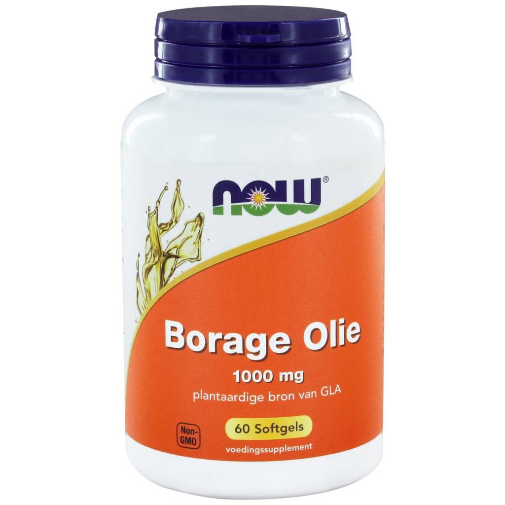 Borage Olie 1000 mg - NowVitamins - NOW Foods - 733739102287