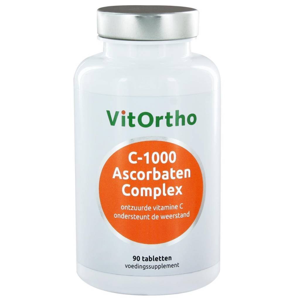 C-1000 Ascorbaten Complex - NowVitamins - VitOrtho - 8717056140070
