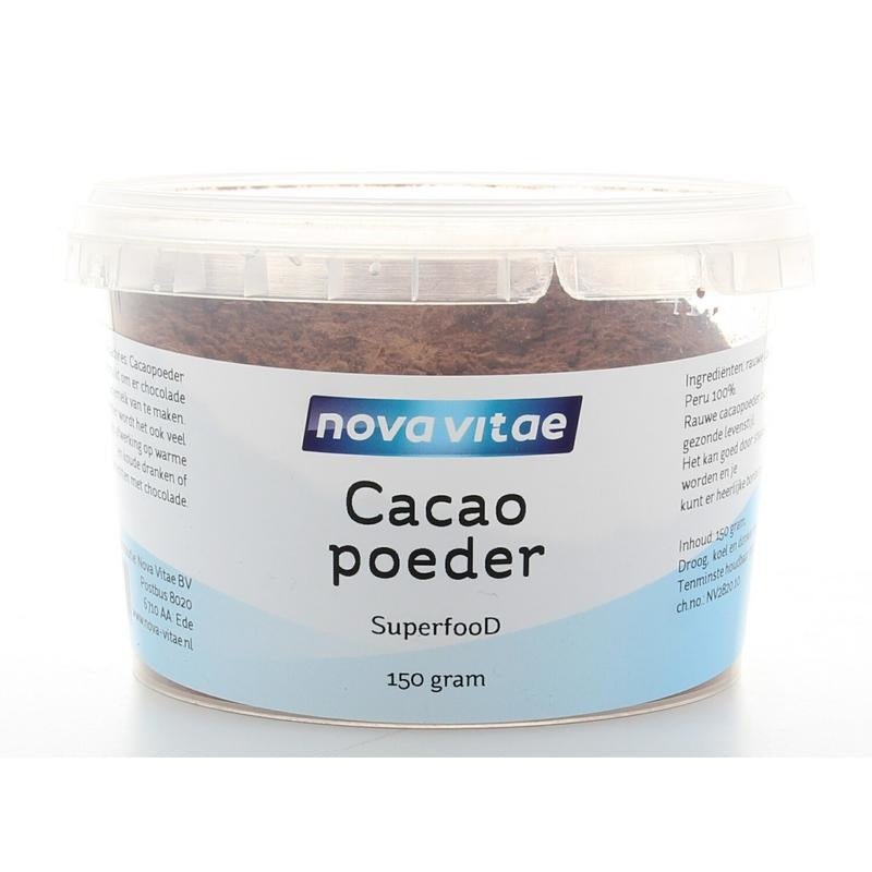 Cacao poeder - NowVitamins - Nova Vitae - 8717473098527
