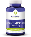 Calcium 400 & D3 uit rode alg - NowVitamins - Vitakruid - 8717438691923
