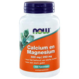 Calcium 500 mg en Magnesium 250 mg - NowVitamins - NOW Foods - 733739102829
