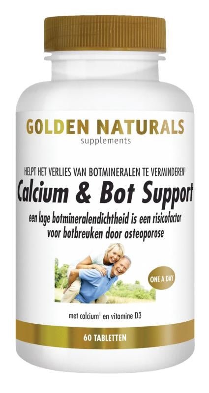 Calcium & bot support - NowVitamins - Golden Naturals - 8718164647772