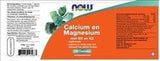 Calcium & Magnesium DK - NowVitamins - NOW Foods - 733739145987