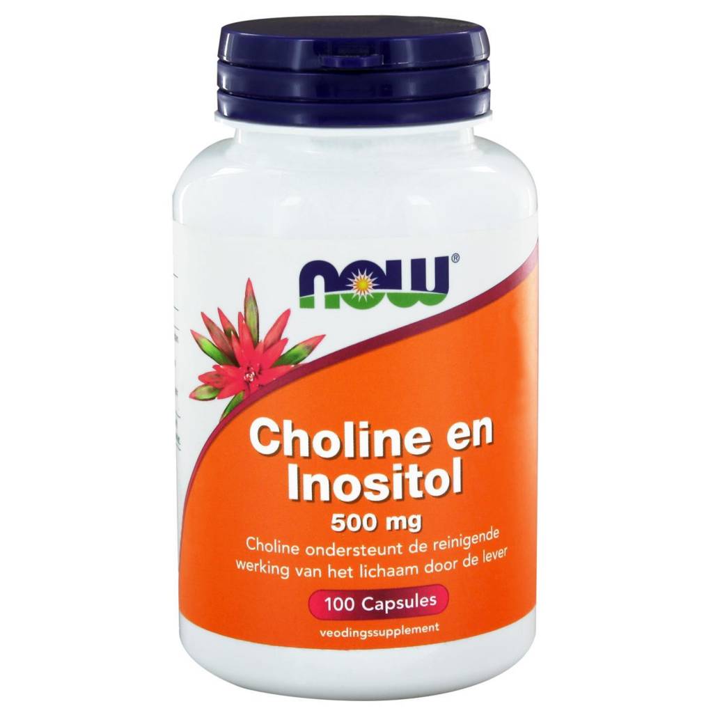 Choline en Inositol 500 mg - NowVitamins - NOW Foods - 733739102164