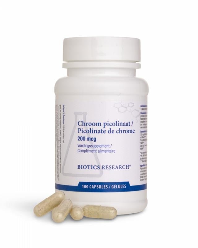 Chroom picolinaat 200 mcg - NowVitamins - Biotics - 780053033582