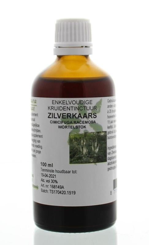 Cimicifuga racemosa / zilverkaars tinctuur - NowVitamins - Natura Sanat - 8713589057250