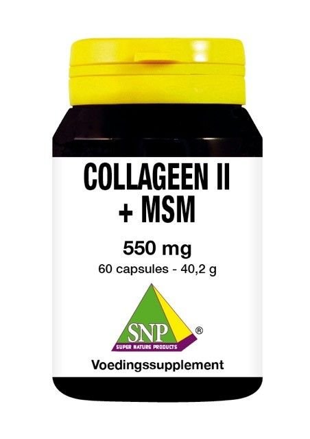 Collageen II + MSM - NowVitamins - SNP - 8718591422560