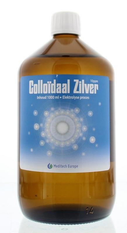 Colloidaal zilver water - NowVitamins - Meditech - 8718546850066