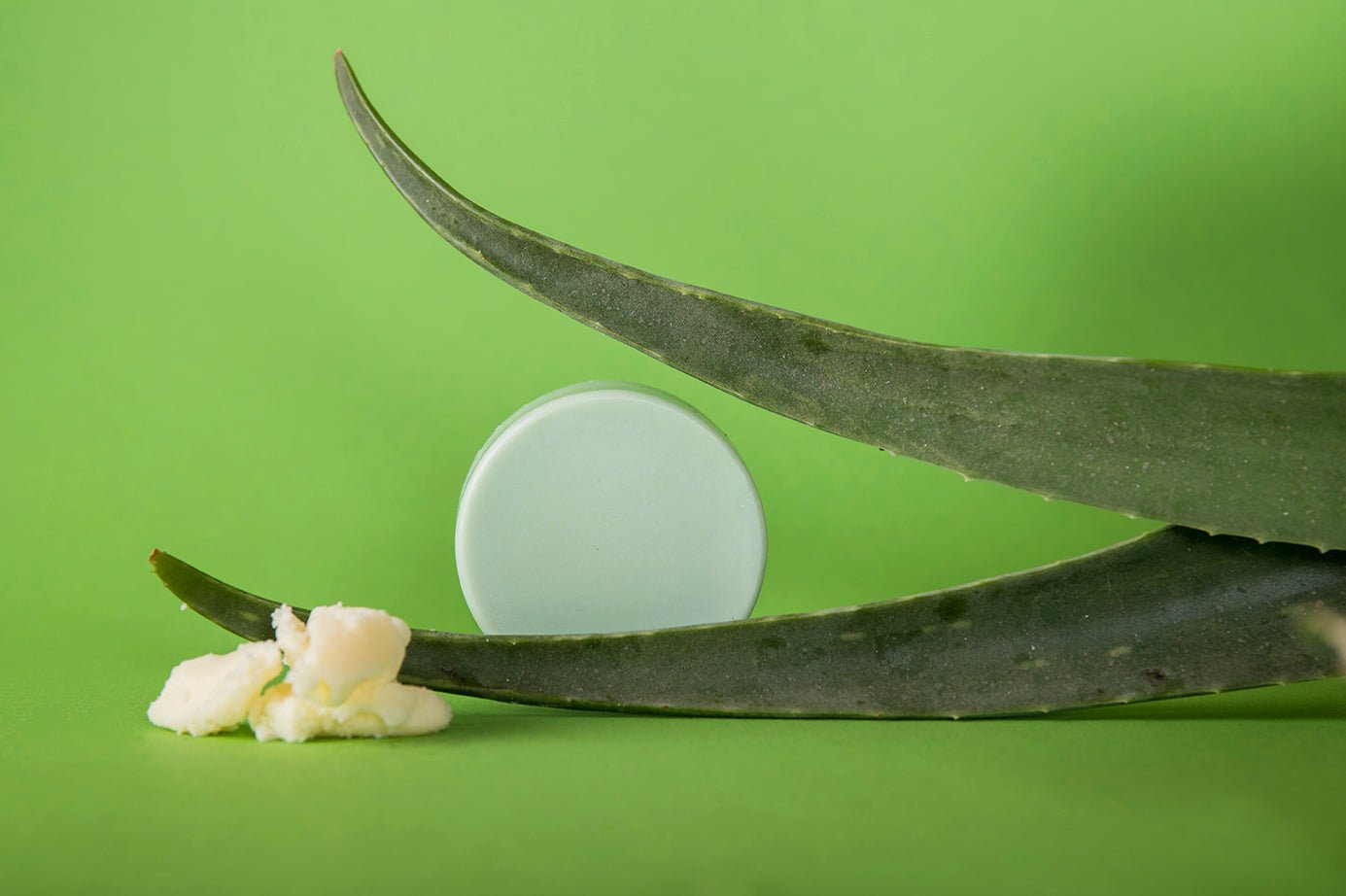 Conditioner Bar Aloë Vera Love - NowVitamins - HappySoaps - 100% plasticvrije cosmetica - 8720256109396