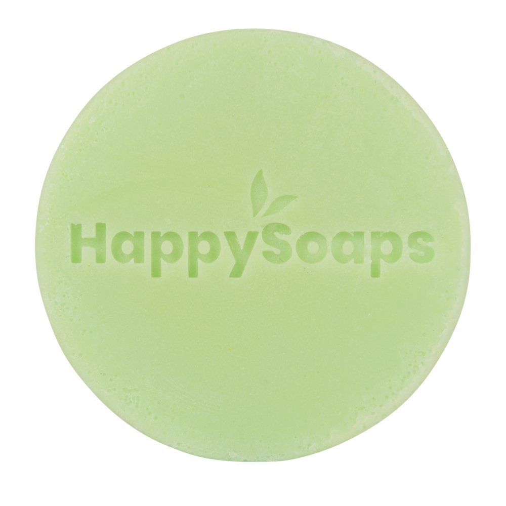 Conditioner Bar Green Tea Happiness - NowVitamins - HappySoaps - 100% plasticvrije cosmetica - 8720256109402