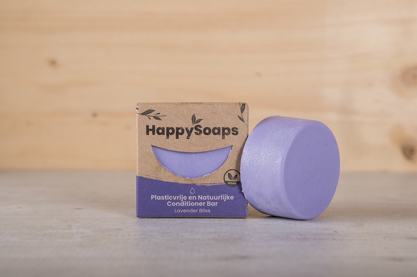 Conditioner Bar Lavender Bliss - NowVitamins - HappySoaps - 100% plasticvrije cosmetica - 8720256109426