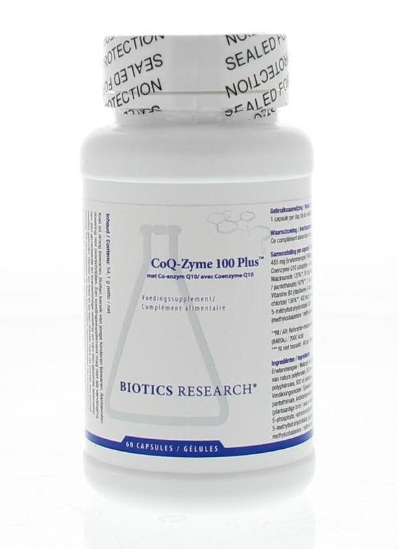 CoQ zyme 100 plus 100 mg - NowVitamins - Biotics - 780053003318