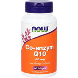 CoQ10 60 mg met Omega-3 Visolie - NowVitamins - NOW Foods - 733739105455