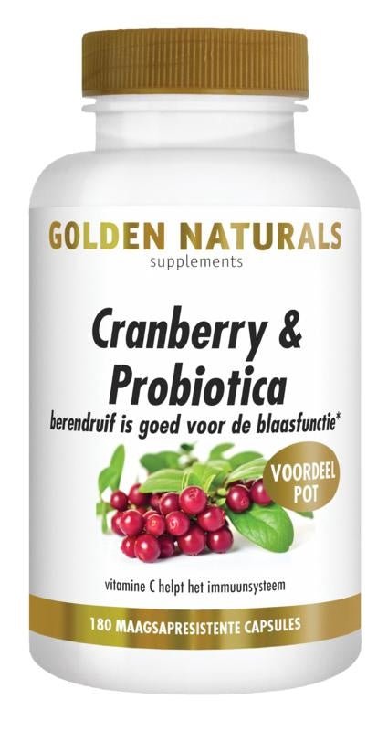 Cranberry & Probiotica - NowVitamins - Golden Naturals - 8718164647154