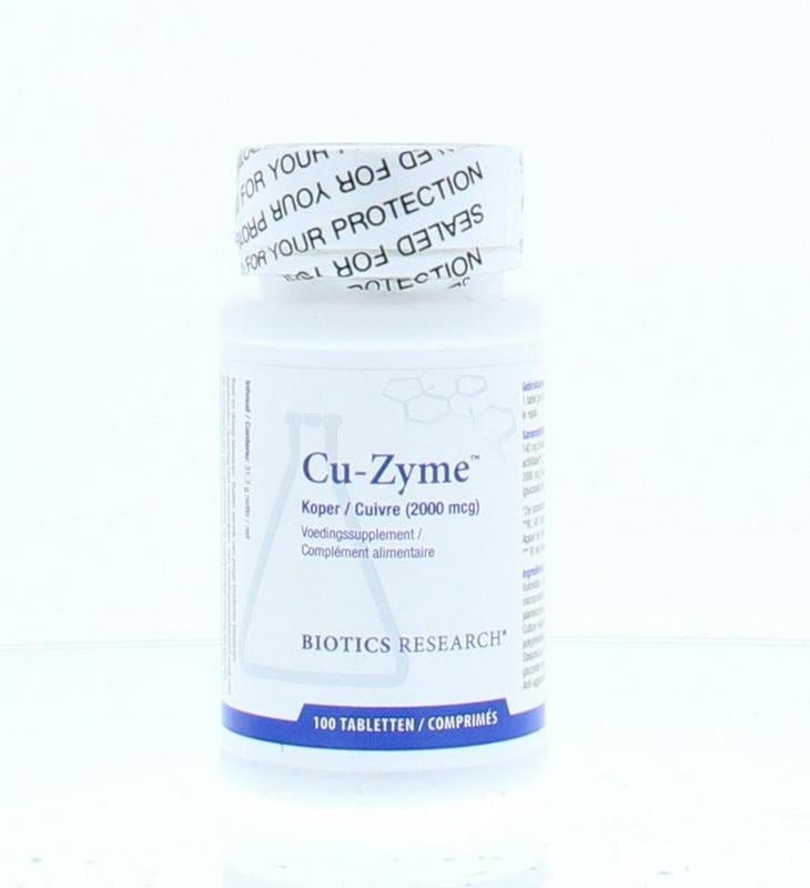 CU-Zyme 2 mg - NowVitamins - Biotics - 780053033636