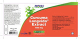 Curcuma Longvida Extract - NowVitamins - NOW Foods - 733739146168