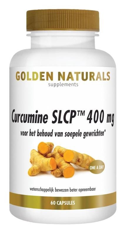 Curcumine SLCP 400 mg 60 - NowVitamins - Golden Naturals - 8718164647123