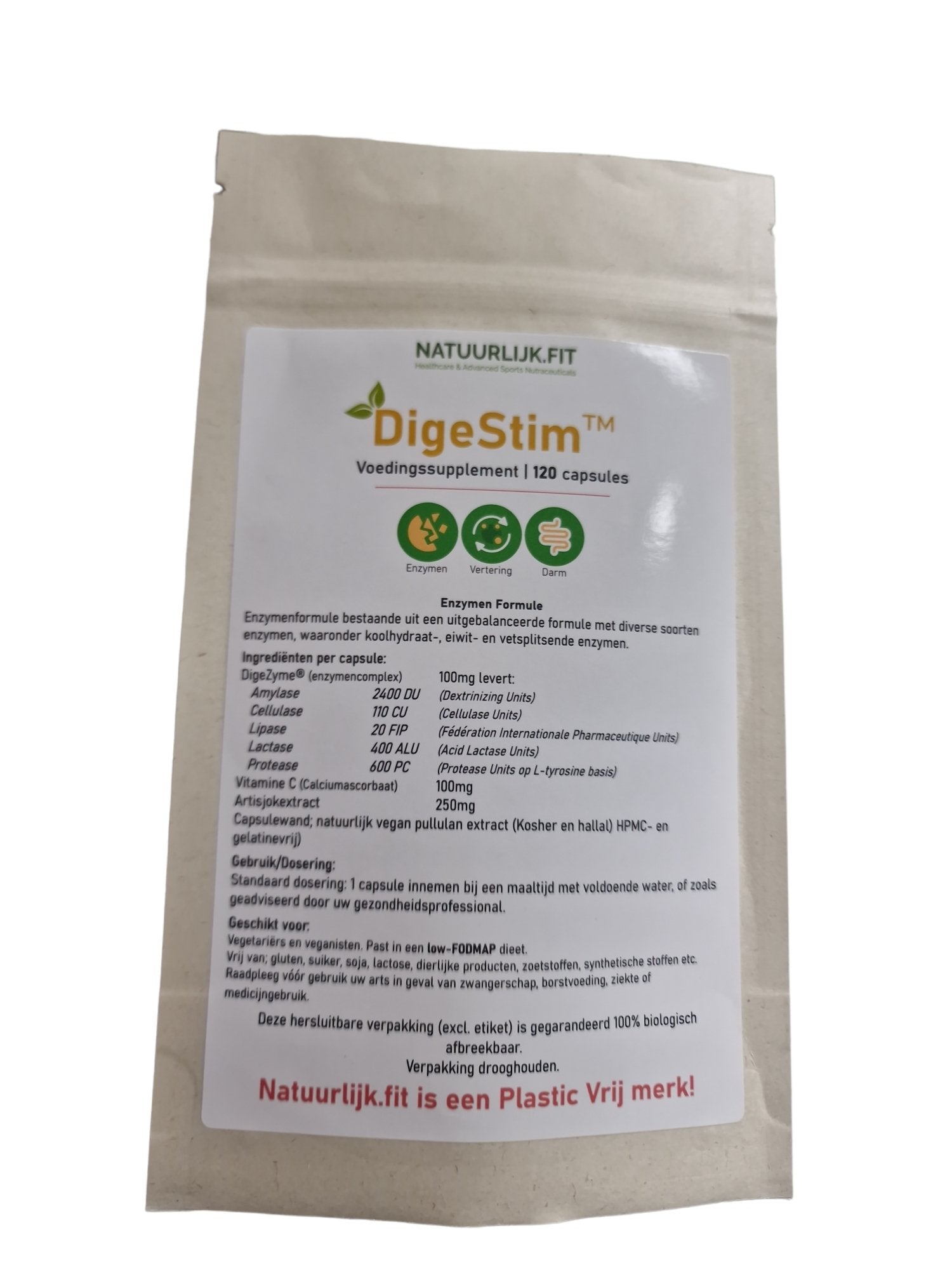 DigeStim™ enzymen complex - NowVitamins - Natuurlijk.fit - 9501321787256