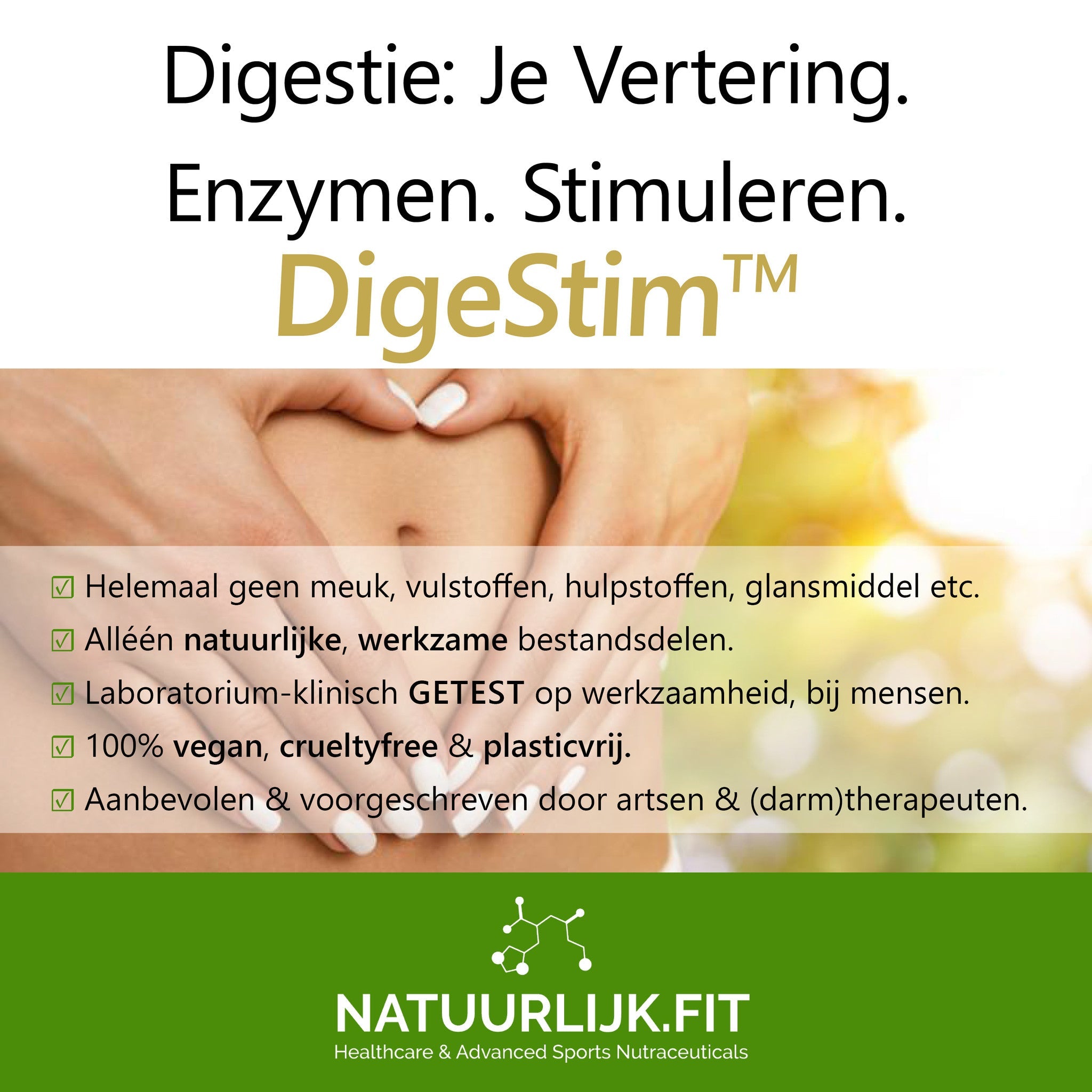 DigeStim™ enzymen complex - NowVitamins - Natuurlijk.fit - 9501321787256