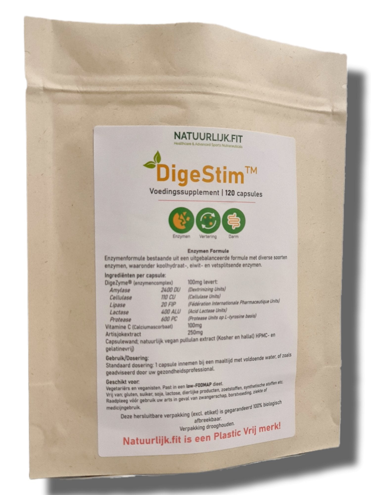 DigeStim™ enzymen complex - NowVitamins - Natuurlijk.fit - 9501321787256