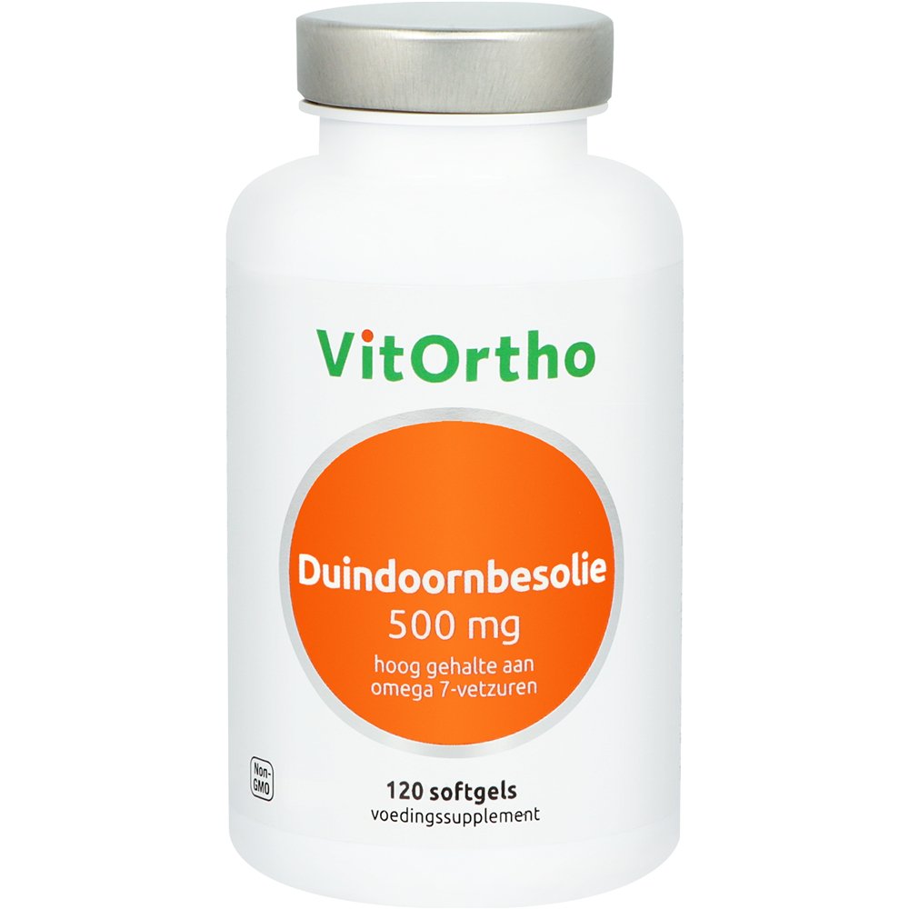 Duindoornbesolie 500mg - NowVitamins - Vitortho - 8717056141985
