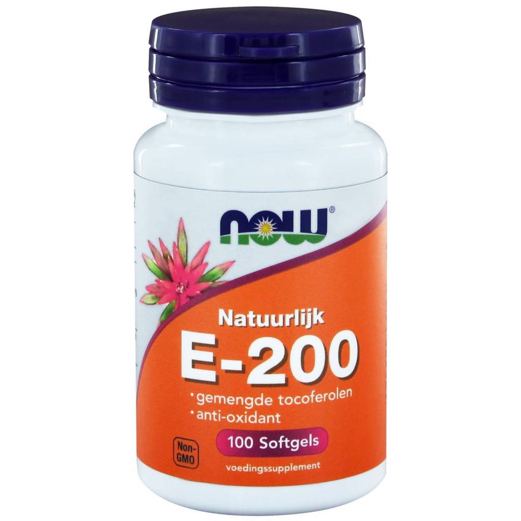 E-200 Gemengde Tocoferolen - NowVitamins - NOW Foods - 733739100573